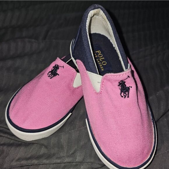 RALPH LAUREN GIRLS POLO DECK SHOES size 8 - Picture 1 of 6